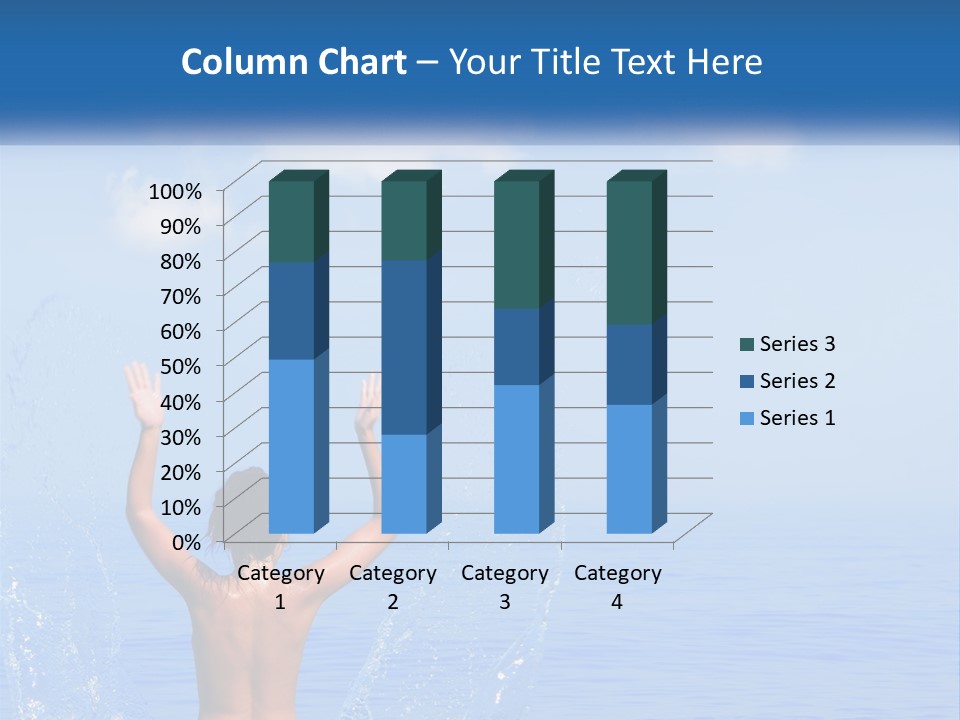 Females Sand Rear PowerPoint Template