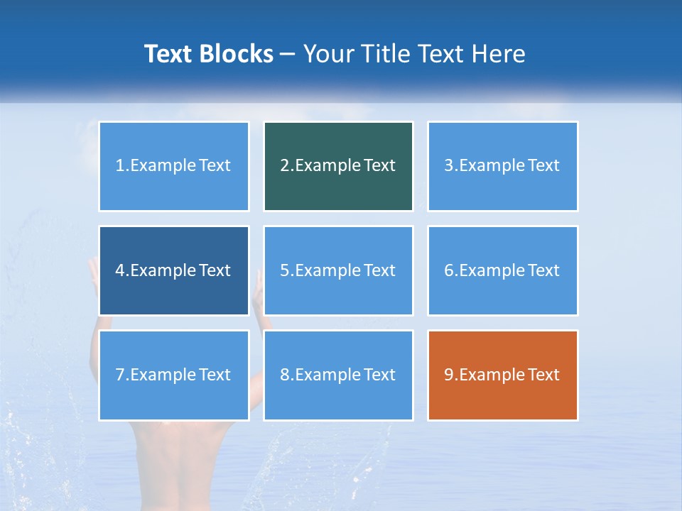 Females Sand Rear PowerPoint Template