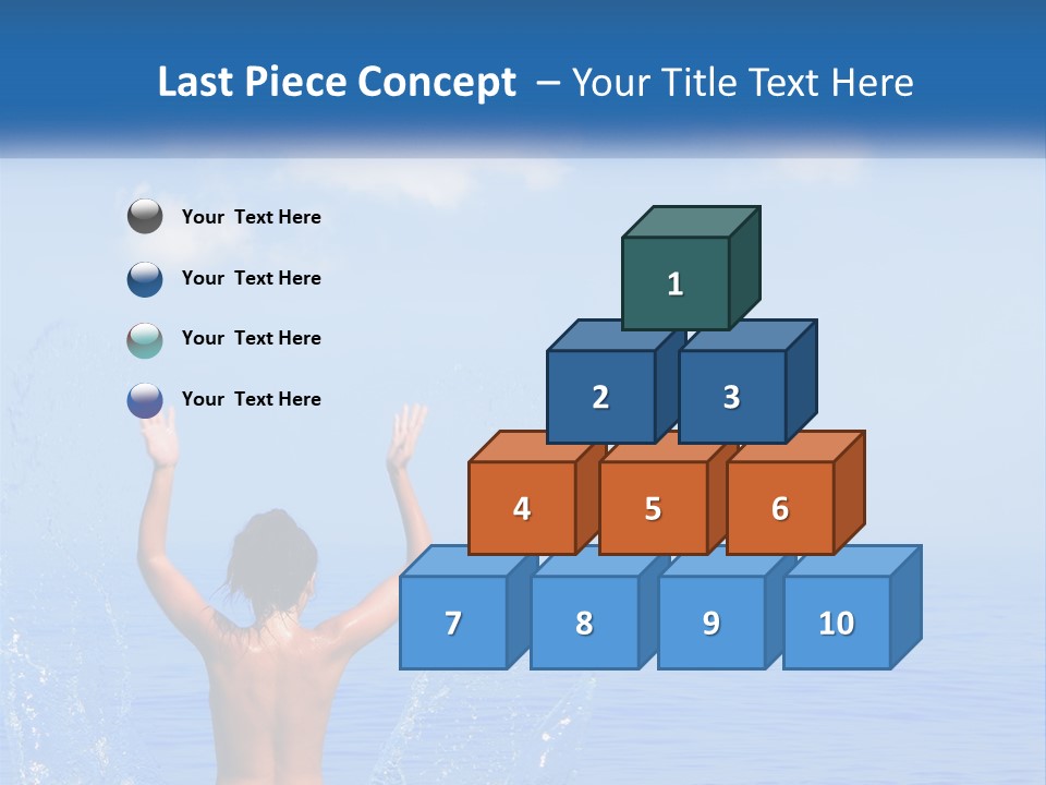 Females Sand Rear PowerPoint Template