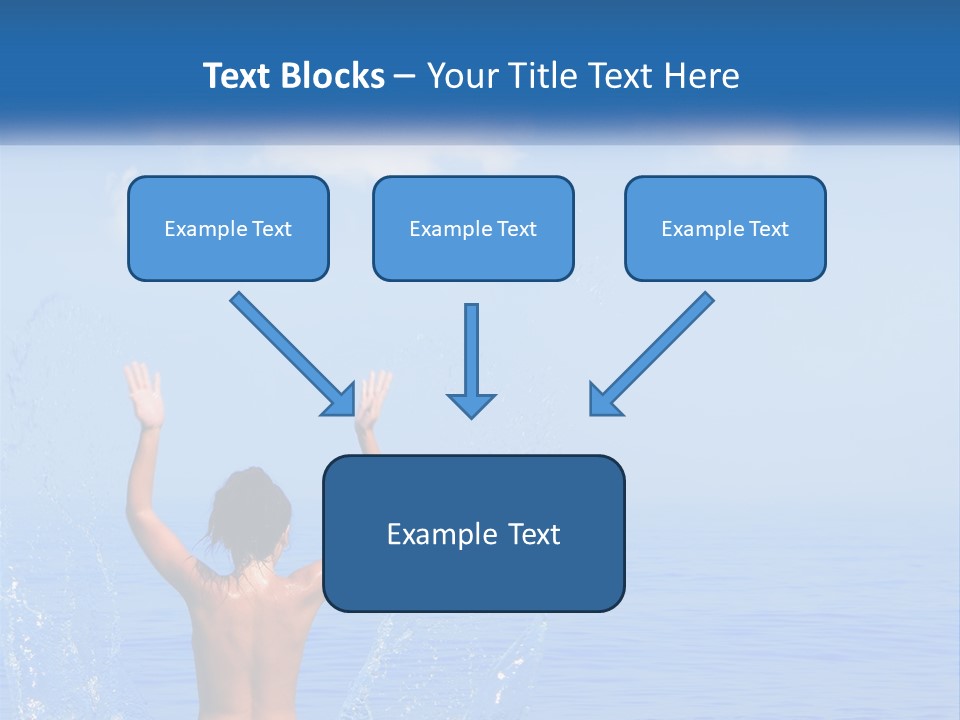 Females Sand Rear PowerPoint Template