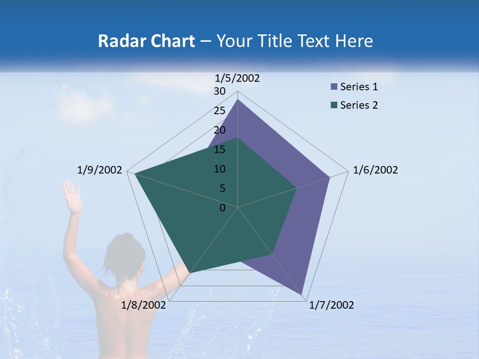 Females Sand Rear PowerPoint Template