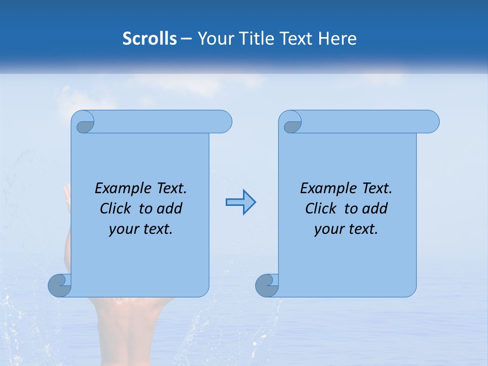 Females Sand Rear PowerPoint Template