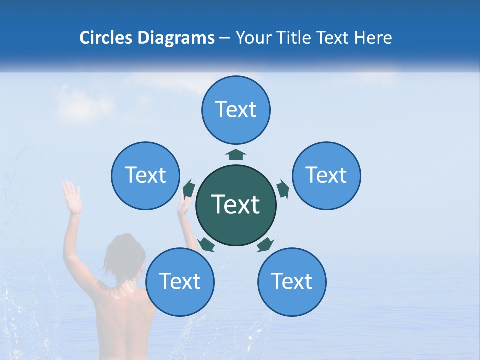 Females Sand Rear PowerPoint Template