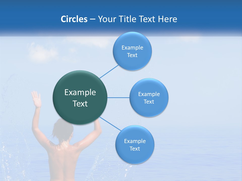 Females Sand Rear PowerPoint Template