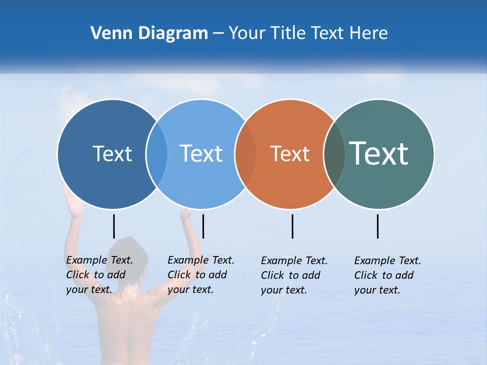 Females Sand Rear PowerPoint Template