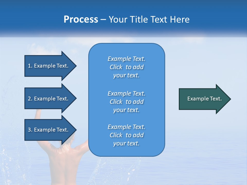 Females Sand Rear PowerPoint Template