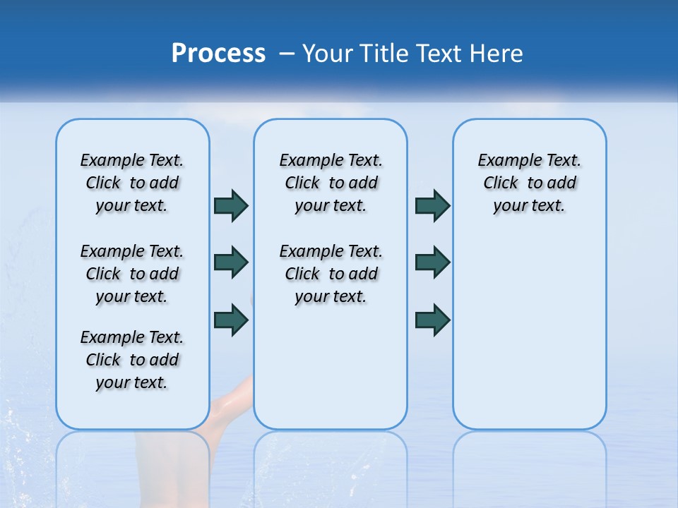 Females Sand Rear PowerPoint Template