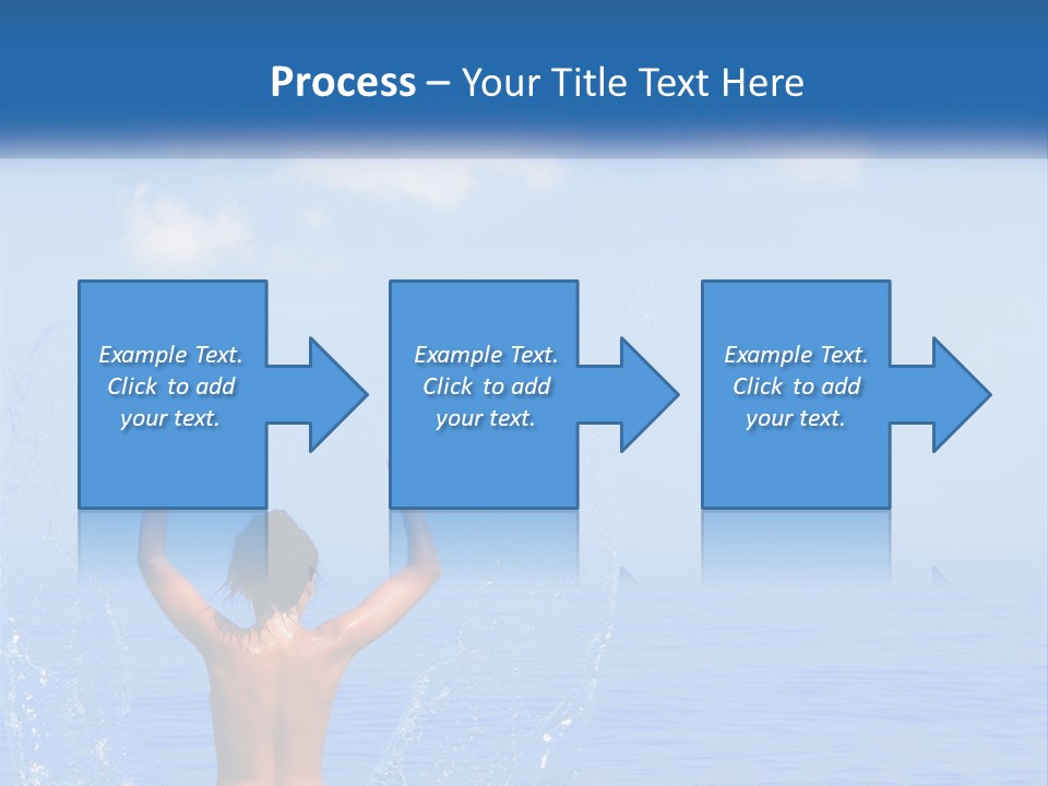 Females Sand Rear PowerPoint Template