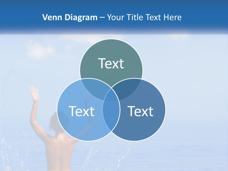 Females Sand Rear PowerPoint Template