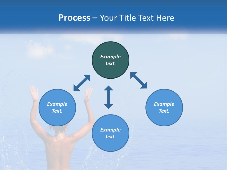 Females Sand Rear PowerPoint Template