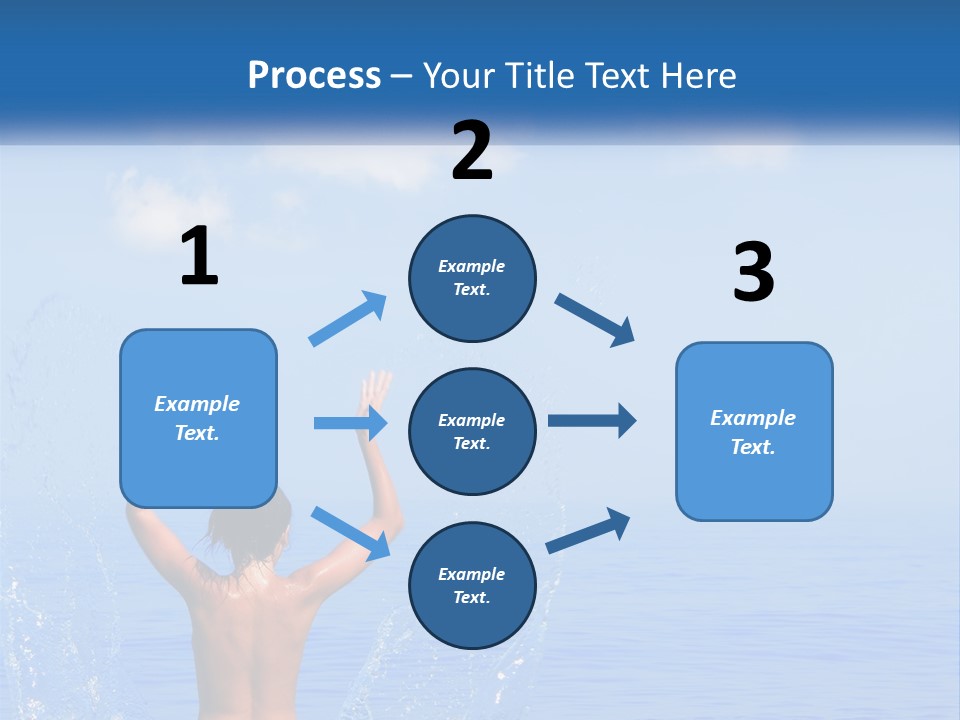 Females Sand Rear PowerPoint Template