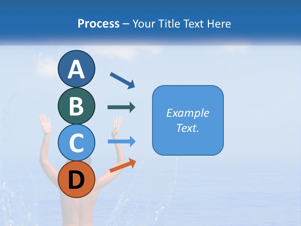 Females Sand Rear PowerPoint Template