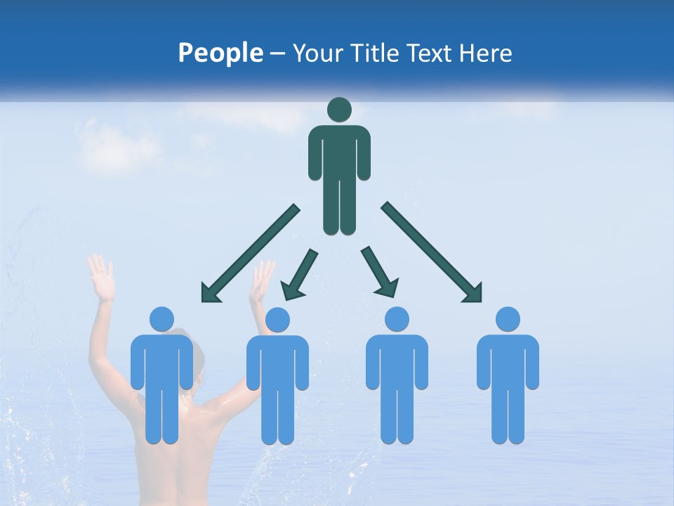 Females Sand Rear PowerPoint Template