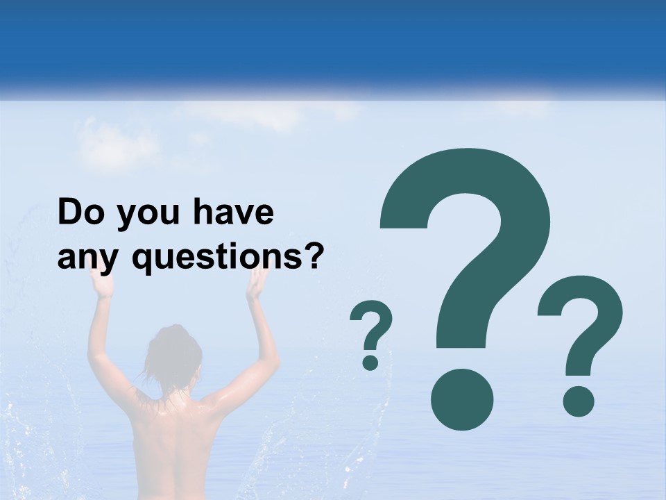 Females Sand Rear PowerPoint Template