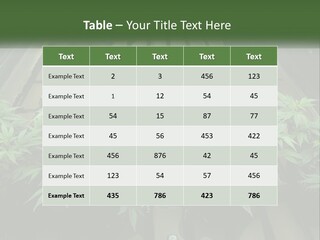 Hemp Organic Room PowerPoint Template