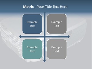 Projector Isolated Project PowerPoint Template