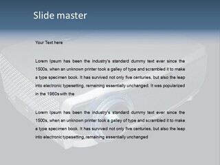 Projector Isolated Project PowerPoint Template