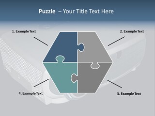 Projector Isolated Project PowerPoint Template