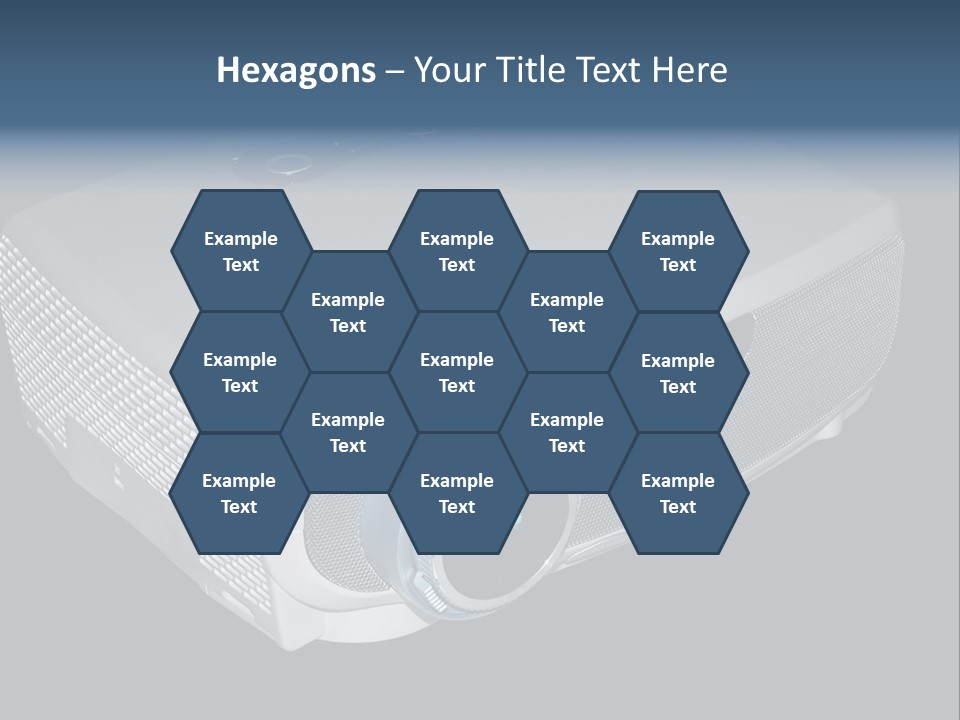 Projector Isolated Project PowerPoint Template