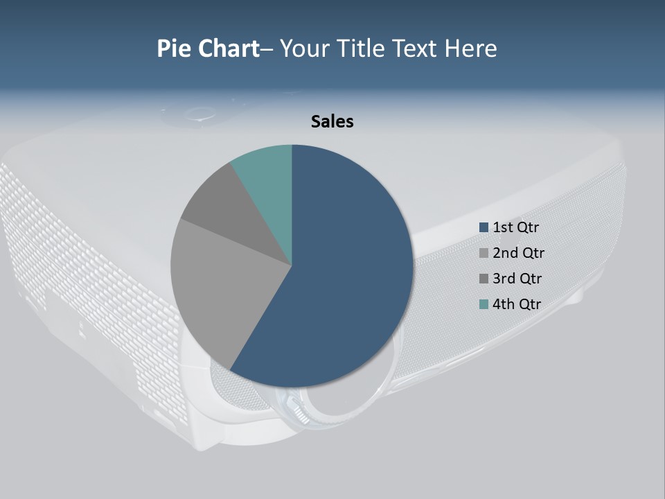 Projector Isolated Project PowerPoint Template