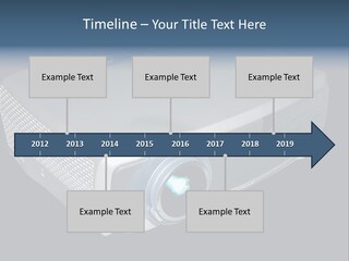 Projector Isolated Project PowerPoint Template