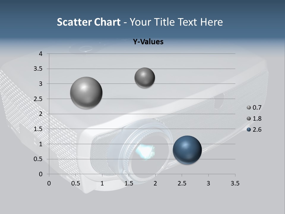 Projector Isolated Project PowerPoint Template