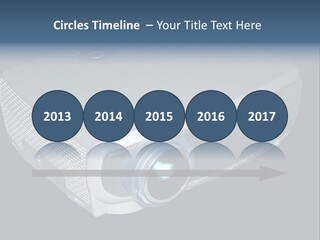 Projector Isolated Project PowerPoint Template