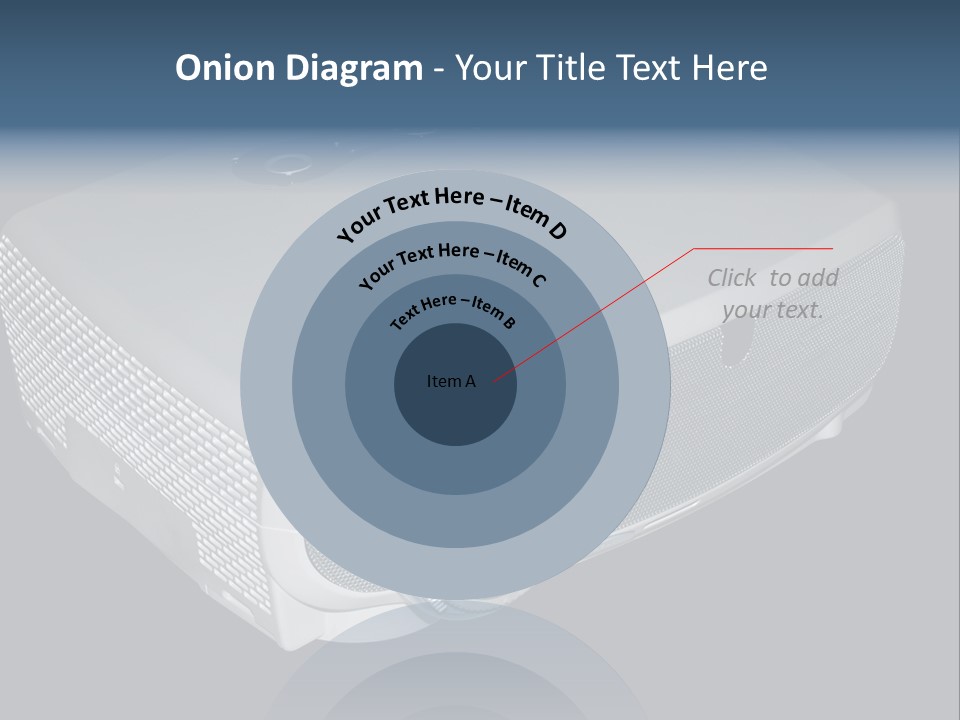 Projector Isolated Project PowerPoint Template