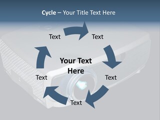 Projector Isolated Project PowerPoint Template
