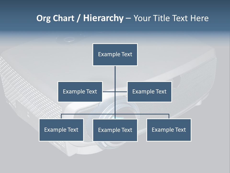 Projector Isolated Project PowerPoint Template