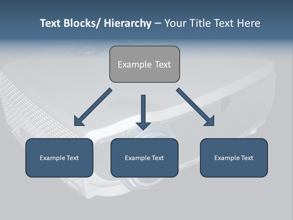 Projector Isolated Project PowerPoint Template
