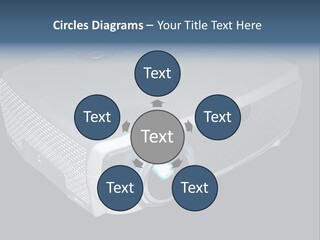 Projector Isolated Project PowerPoint Template