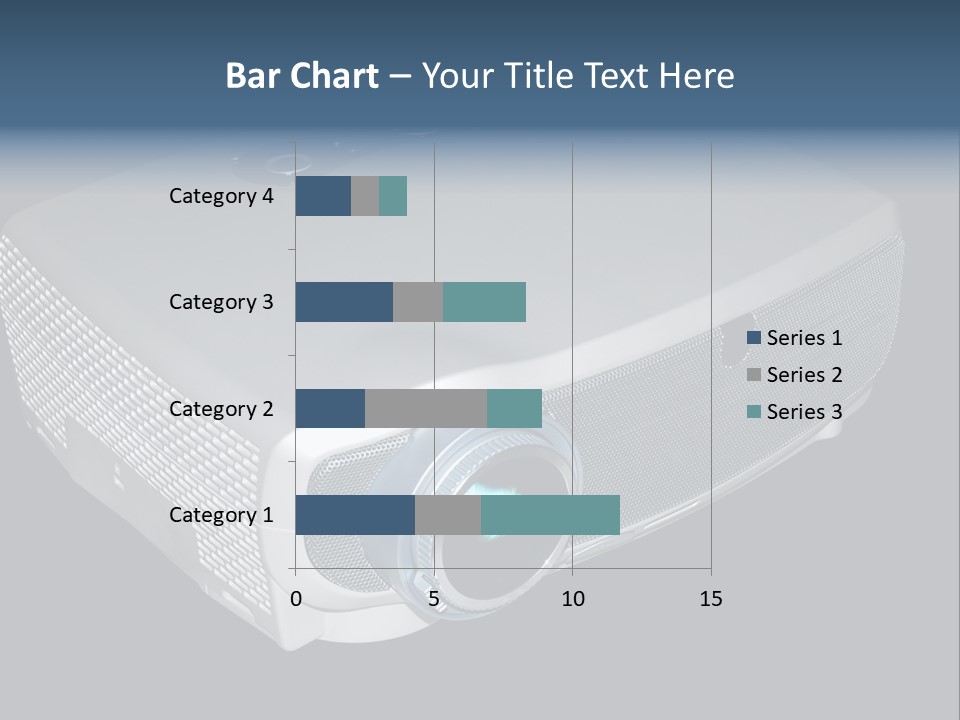 Projector Isolated Project PowerPoint Template