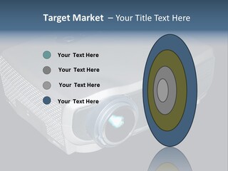 Projector Isolated Project PowerPoint Template