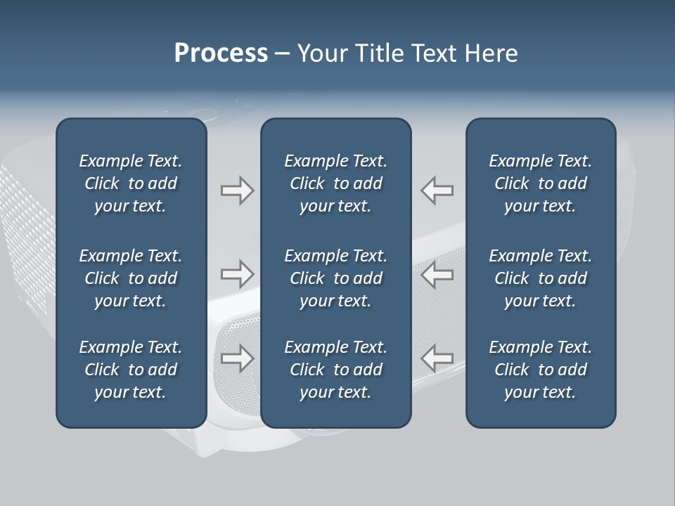 Projector Isolated Project PowerPoint Template