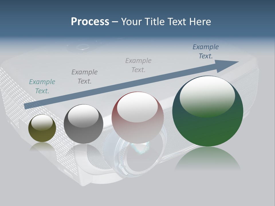 Projector Isolated Project PowerPoint Template