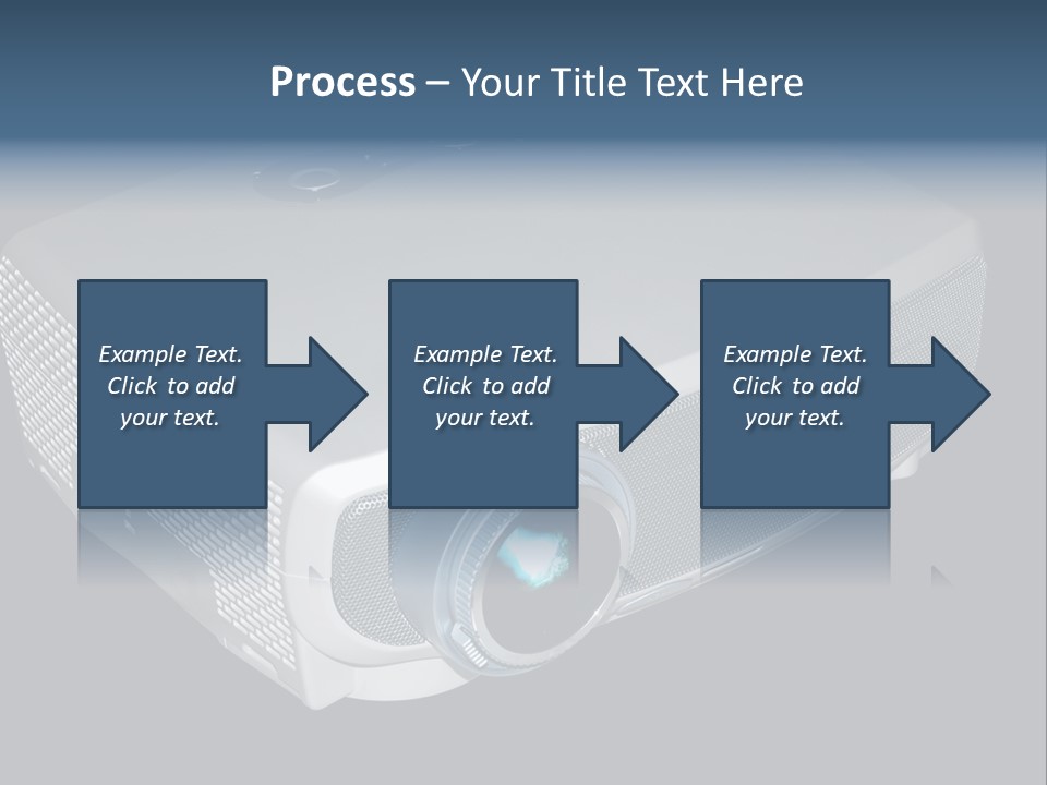 Projector Isolated Project PowerPoint Template