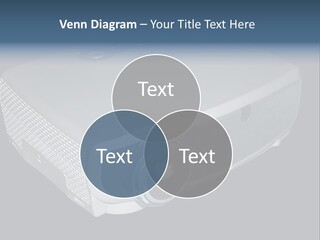 Projector Isolated Project PowerPoint Template