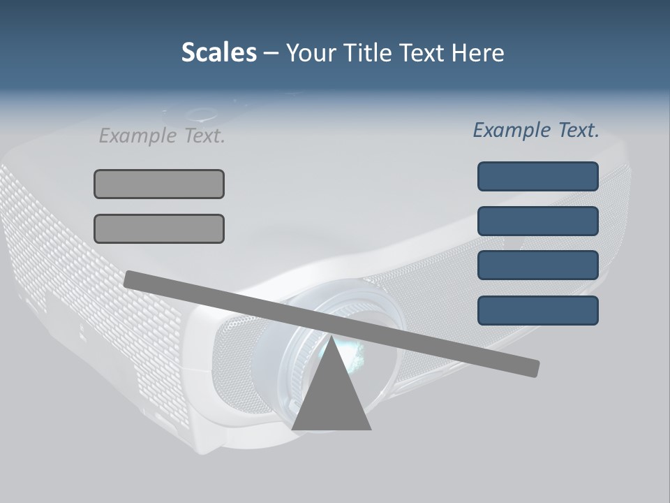 Projector Isolated Project PowerPoint Template