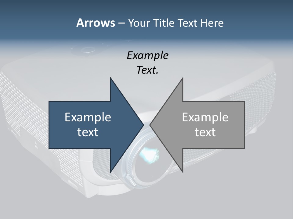 Projector Isolated Project PowerPoint Template