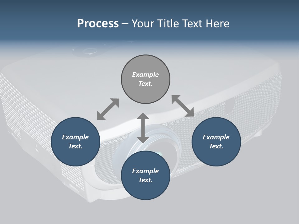 Projector Isolated Project PowerPoint Template