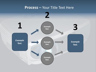 Projector Isolated Project PowerPoint Template