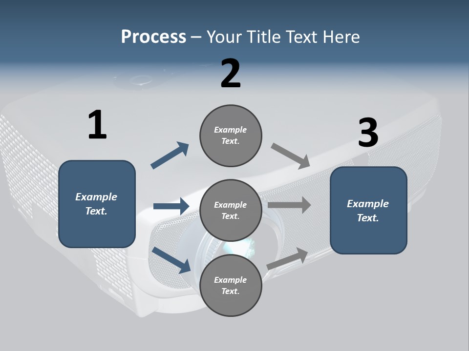 Projector Isolated Project PowerPoint Template