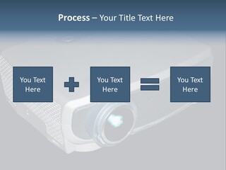 Projector Isolated Project PowerPoint Template