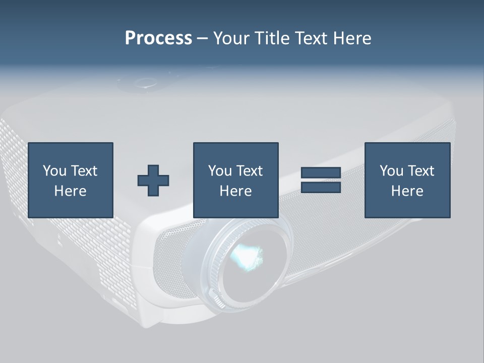 Projector Isolated Project PowerPoint Template