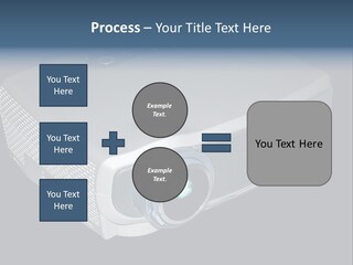 Projector Isolated Project PowerPoint Template