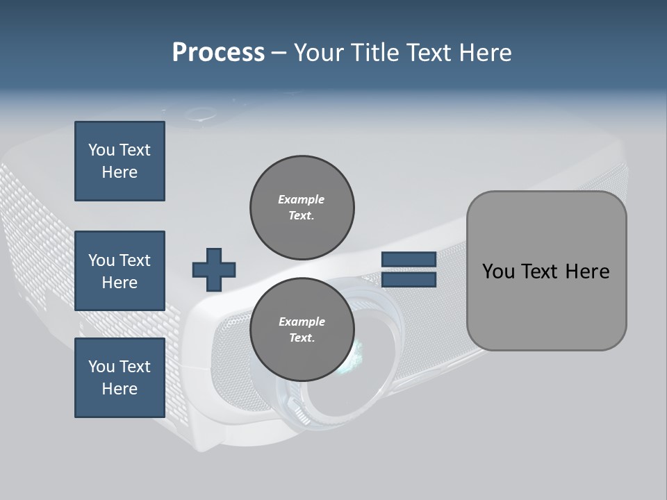 Projector Isolated Project PowerPoint Template
