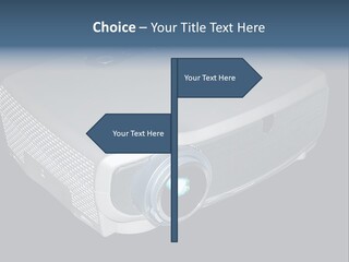 Projector Isolated Project PowerPoint Template