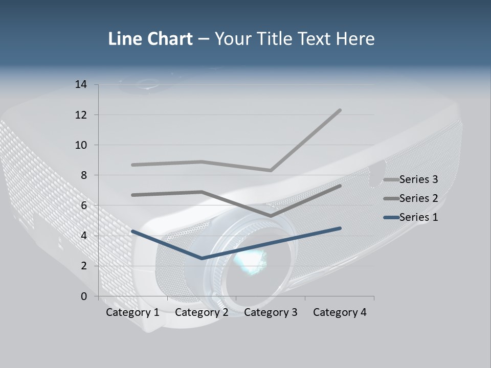 Projector Isolated Project PowerPoint Template