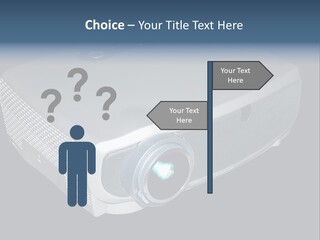 Projector Isolated Project PowerPoint Template
